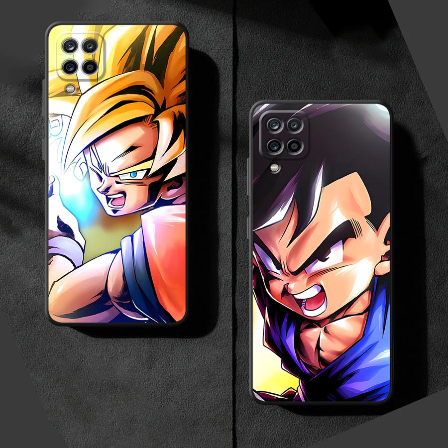 Case for Samsung Galaxy A05 A40 A16 A03 A20 A13 A06 A30 A15 A50 A10 A12 A04 A70 Black Soft Phone Cover Dragon Ball Small Goku
