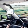 Автомобильный держатель для телефона на солнцезащитный козырек, 1080° вращающийся, регулируемый по высоте и углу, универсальный кронштейн для поддержки мобильного телефона в автомобиле, аксессуары для интерьера автомобиля