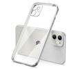 Роскошный прозрачный чехол с покрытием для iPhone 11 12 13 14 Pro Max с квадратной рамкой, силиконовый чехол X XR XS Max 8 7 Plus, прозрачная задняя крышка