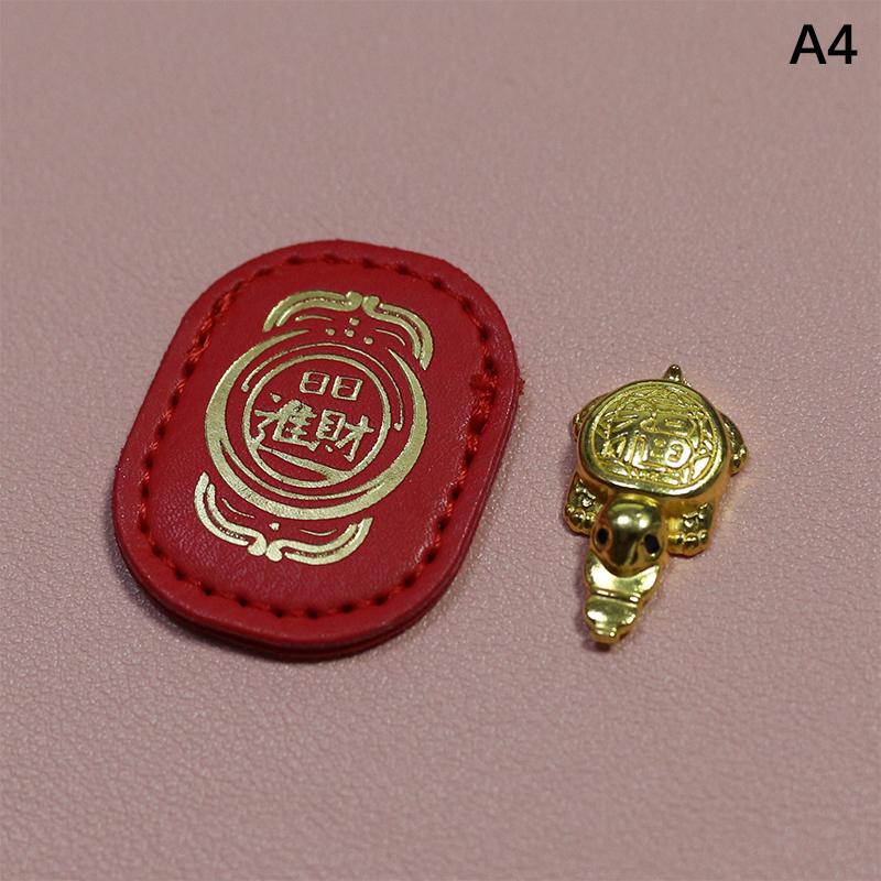 Фэншуй Брелок-талисман в виде счастливой черепахи, Черепаха, приносящая деньги, Декор с надписью "Ежедневное богатство" для долголетия и финансовой стабильности