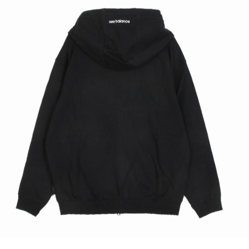 New Balance Толстовка с капюшоном на молнии Nqj Nbmdfco103 19 Универсальная базовая толстовка с капюшоном на молнии с маленьким логотипом