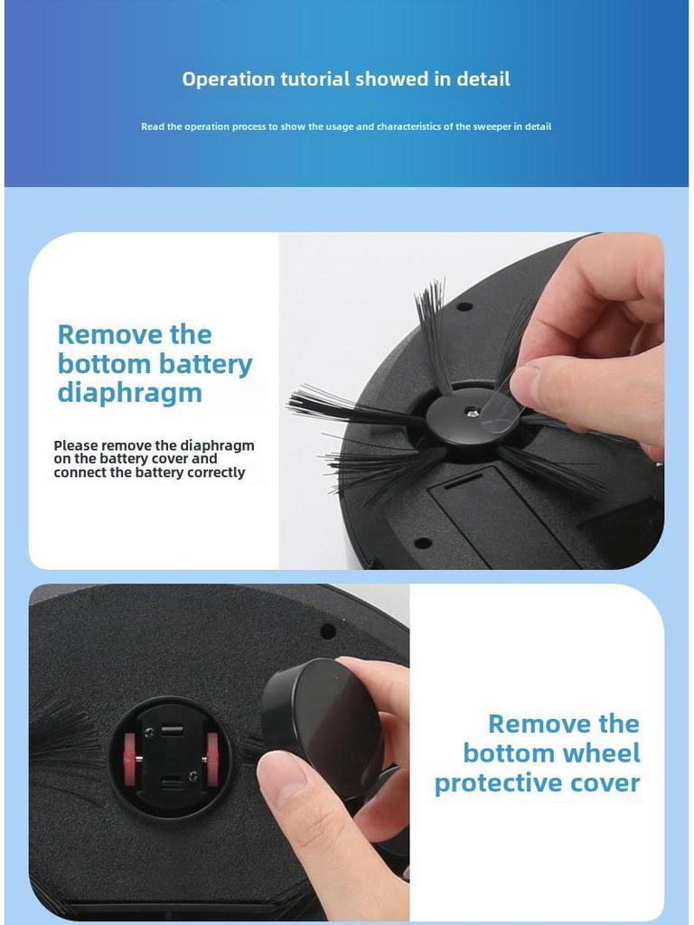 Многофункциональный интеллектуальный робот-пылесос с функцией распыления и мытья полов