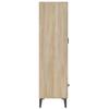Vidaxl Wysoka Szafka, Dąb Sonoma 70X31X115 Cm, Materiał Drewnopochodny