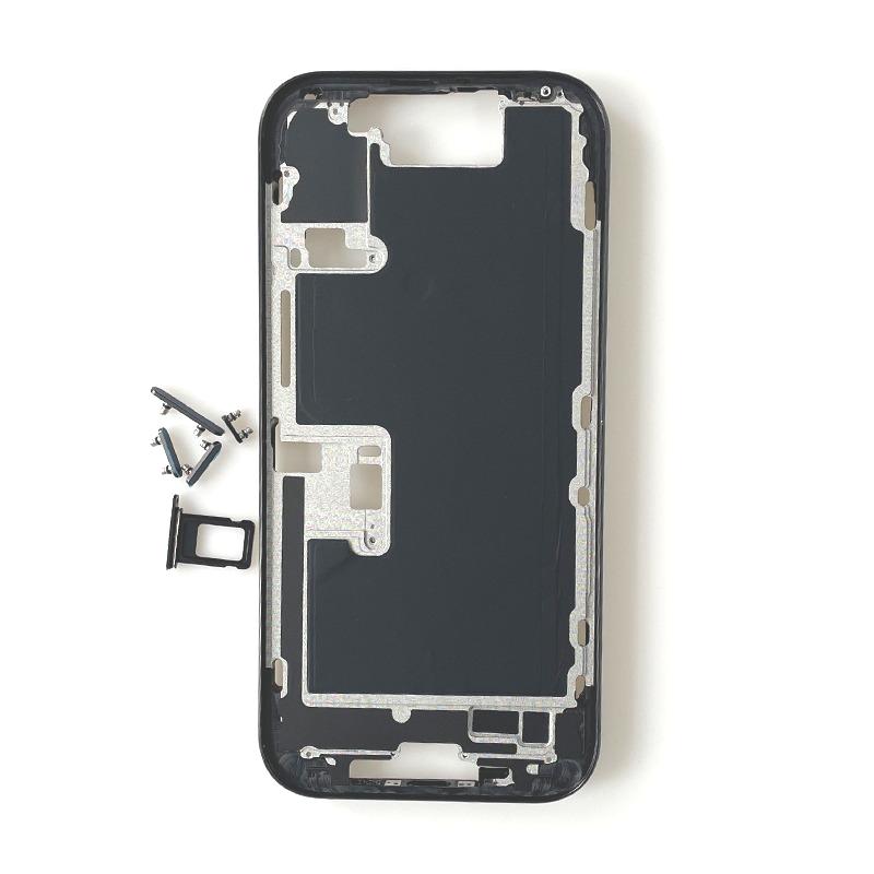 For iPhone 16 Pro Middle Frame Bezel Housing Side Button Chassis Repair Replacement Parts