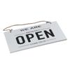 Double Sided Hanging Sign With Ring Open and Closed Club Business Sign  Shop