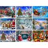 Christmas 5D DIY Diamond Painting Landscape Rhinestone Picture Cross Stitch Kit Full Diamond Embroidery Mosaic Home Decoration