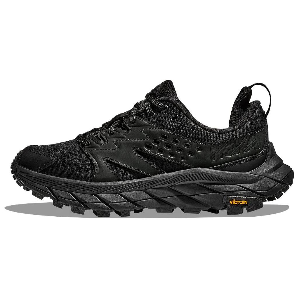 HOKA One One Anacapa Breeze Нескользящие износостойкие низкие походные ботинки Женские Черные 1127921-BBLC