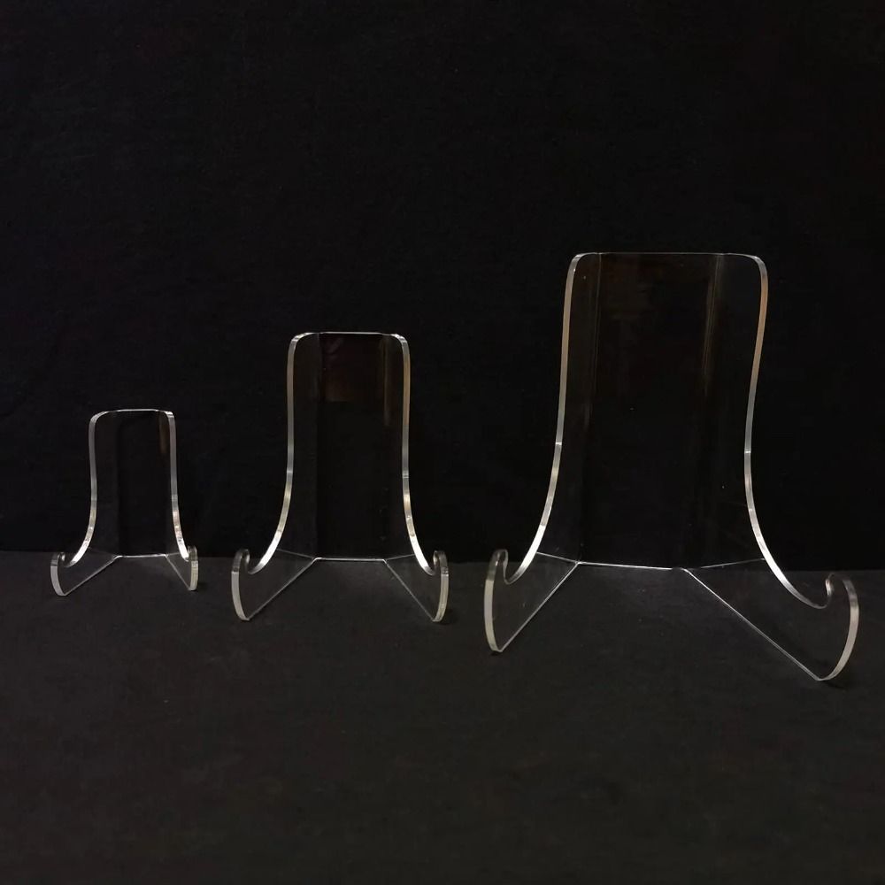 Clear Display Easel Stand 60-Degree Angle Book Stand Easel Stand Flat Plate Stand  Displaying