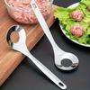 1 pc 304 Stainless Steel Meatball Spoon Hand Squeeze Meatball Spoon Squeeze Maker Spooner Meatball Maker Kitchen Gadgets