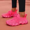 Student Leisure Running Summer Fashion Anti Slip Mesh Breathable Sports Shoes Tennis Women Trend 2025 Women's Thick Soled Shoes