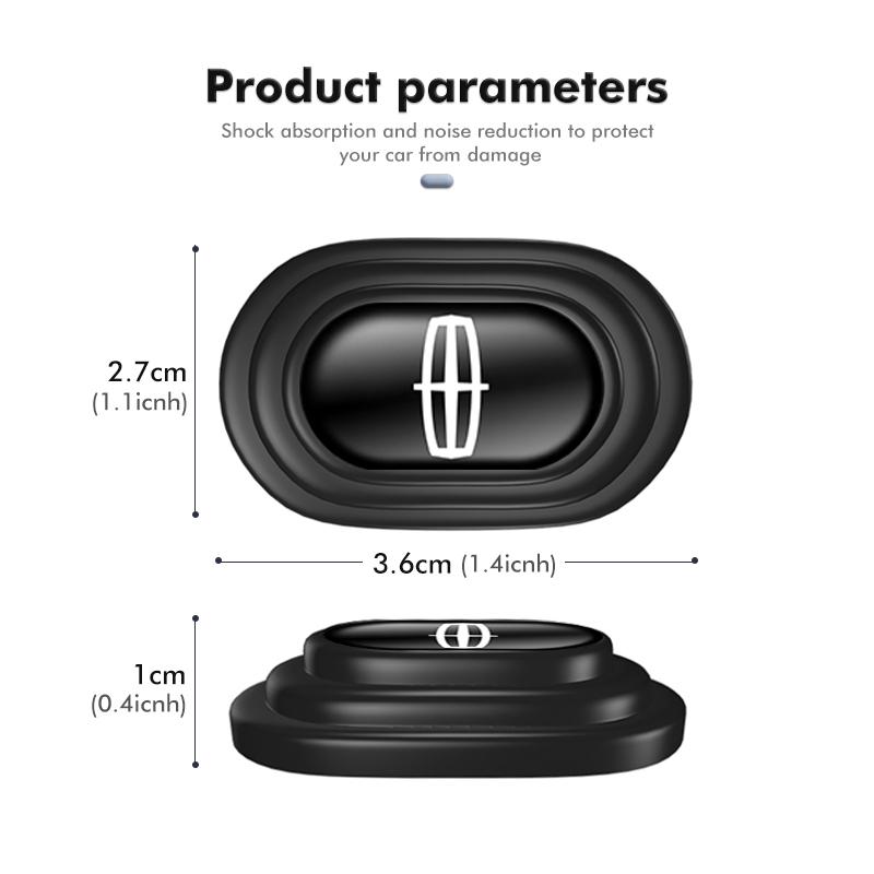Car Mounted Door Anti-Collision Sticker Shock Absorber Pad For Lincoln Mondeo MKC MKZ MKX MKT Aviator Navigator UU222