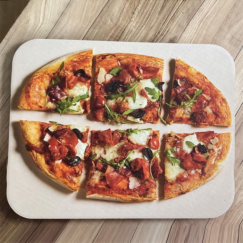 1 шт. Камень для пиццы Деревянная лопатка для пиццы Камень для выпечки для духовки и гриля Устойчивый к термическому шоку Камень для готовки