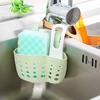 Kitchen Sink Shelving Bag Dish Cloths Rack Suction Sponge Hanging Drain Holder