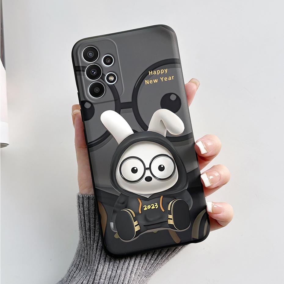 For Samsung Galaxy A53 5G Case Cover SM-A536B Stylish Painted Silicone Soft Protector Cover For Samsung A23 A33 A73 5G A 53 Capa