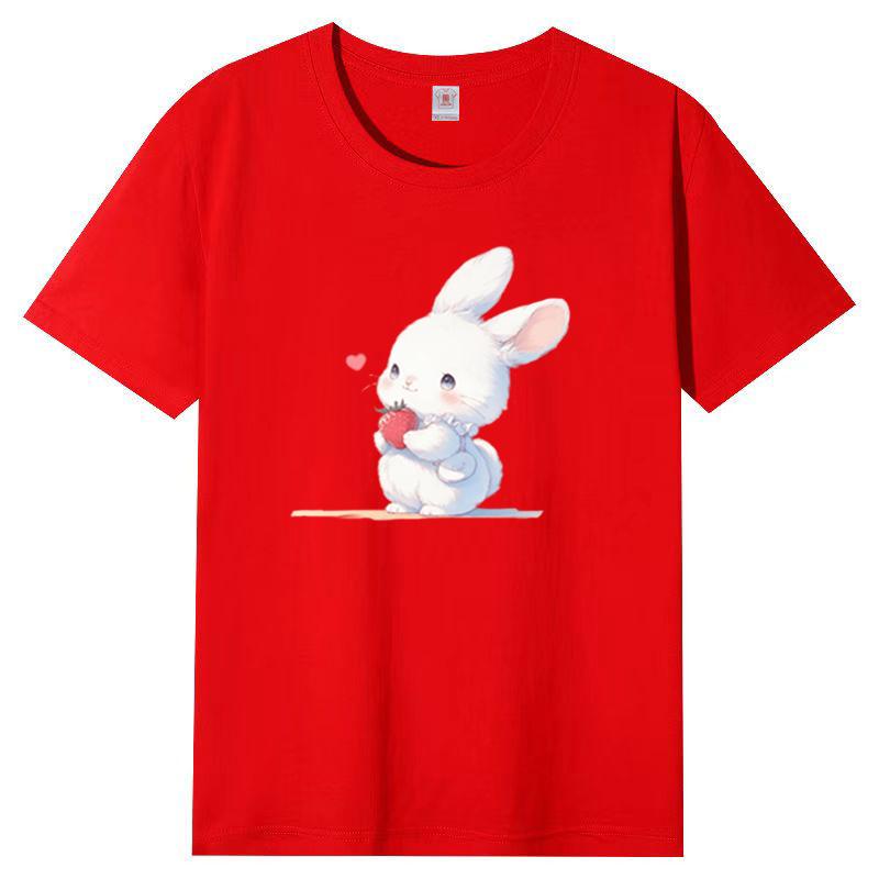 Cotton Short-sleeved T-shirt Female Loose Korean Version of The Harajuku Wind New Letter Printing Students Cotton Body Shirt Female