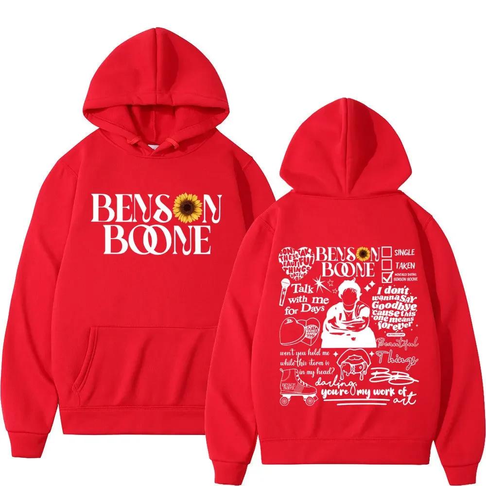 Худи Benson Boone American Heart Tour 2025 Мужские Женские Модные Хип-Хоп Худи Подарок для Фанатов Оверсайз Винтажные Футболки
