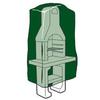 Protective Cover for Barbecue - 253 Cm - Polyethylene 100 G/m² - Green - 128 X 80 Cm