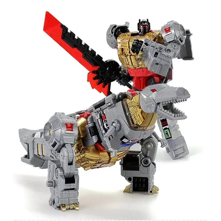 5IN1 BPF ABS Model Transformation G1 Robot Toy Dinoking Volcanicus Grimlock Slag Sludge Snarl Swoop Slash Dinobots Action Model