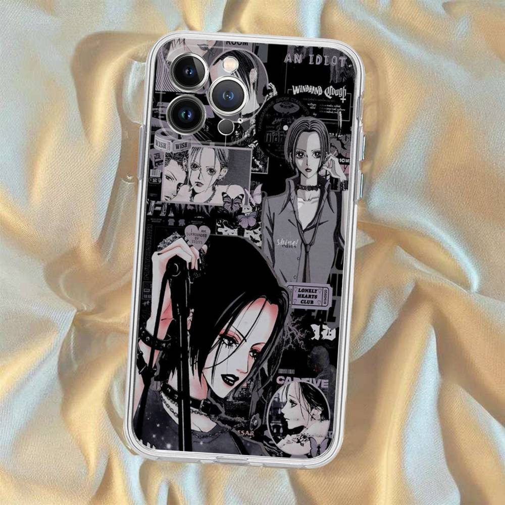 Чехол для телефона с аниме NANA Для iPhone 16 15 14 11 12 13 Mini Pro XS Max Чехол 6 7 8 Plus X Funda Shell