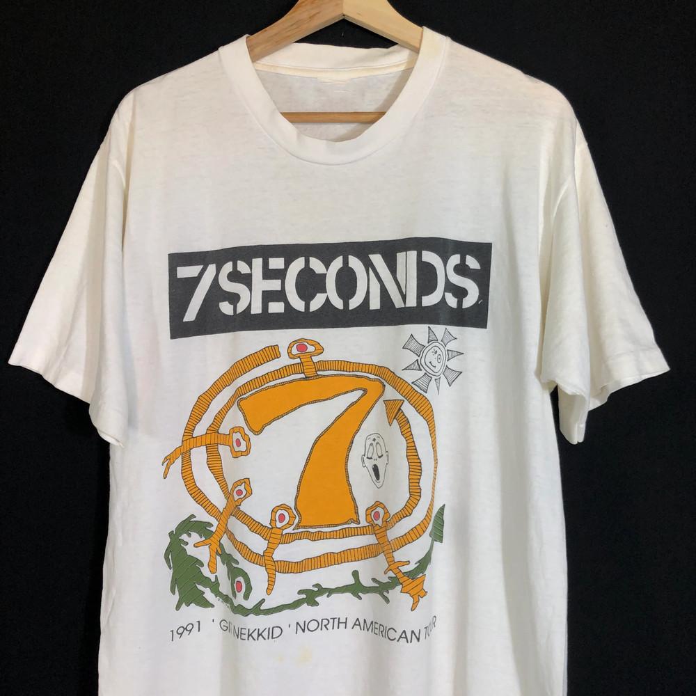 Hot 7 Seconds Band White Cotton Size S To 4XL Shirt Adults