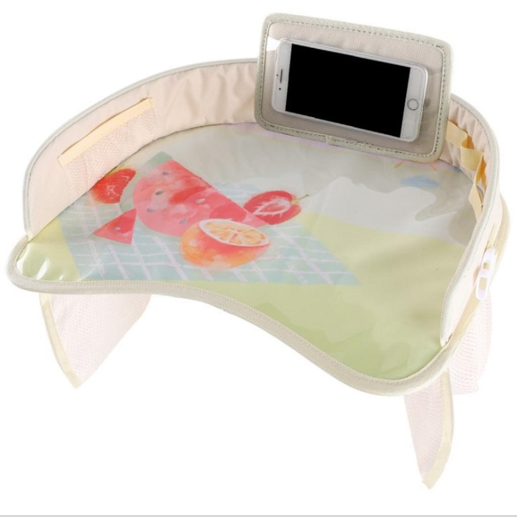 Поднос для детского сиденья, водонепроницаемый стол, автокресло, улучшенный автомобильный поднос для путешествий для малышей, детский держатель, мультяшный забор для новорожденных