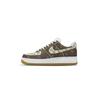 Air Force 1 Устойчивые к истиранию Устойчивые к истиранию Низкие кеды для скейтбординга Мужские Белый Коричневый DJ2739-100(Team882-LOUIS)