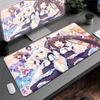 Аниме Nekopara Милая Девушка Ковер Большой Защитная Подушка для Компьютерного Стола XXL Игровой Коврик для Мыши с Заблокированным Краем Утолщенный Коврик для Клавиатуры Скоростной