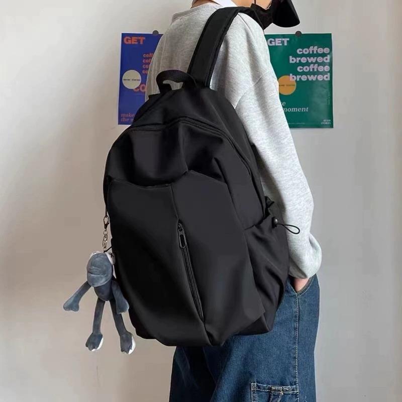 Fashion Simple Large Capacity Backpack Middle High School College Students Laptop Book Schoolbag Teens Travel Trendy Back Pack
