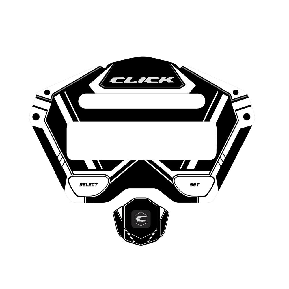 2 шт./компл. декоративные светоотражающие наклейки на приборную панель мотоцикла, наклейки на аксессуары для мотоциклов для Honda Click 125i V2 CLICK 125 i v2 CLICK150