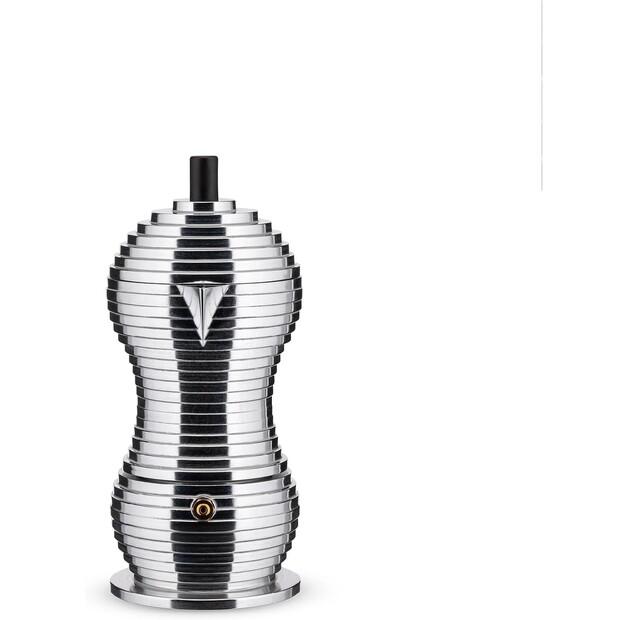 Alessi Pulcina Coffee Maker for 3 Cups Black (MDL02/3B)