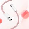 USB-C на Type C цветной кабель для Apple iPhone 15 PD 60 Вт быстрая зарядка для Huawei Xiaomi Samsung Type C плетеный кабель аксессуары