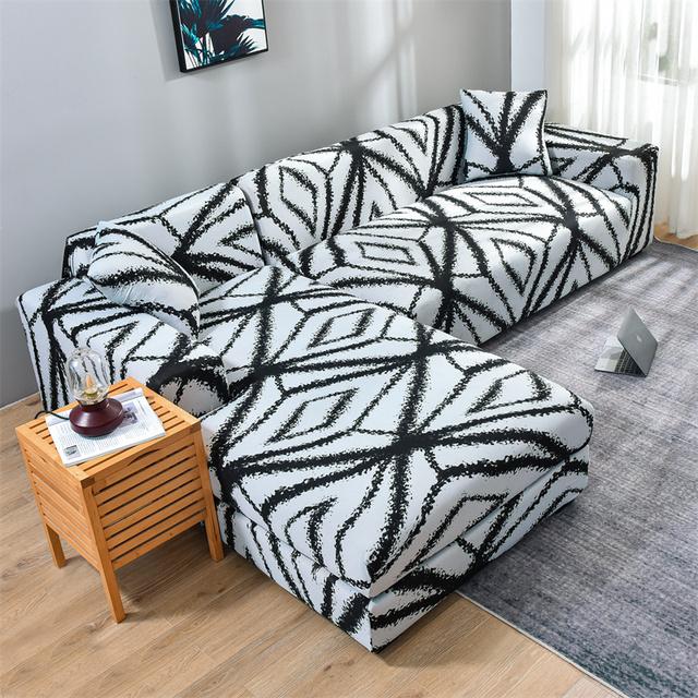 Sectional Sofa Covers Stretch Couch Slipcovers For L Shape Sectional Couch Chaise Sofa Furniture Protector Covers