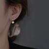 Серьги-подвески с искусственным жемчугом для женщин, элегантные золотые и серебряные серьги-капли, свадебные и вечерние ювелирные аксессуары