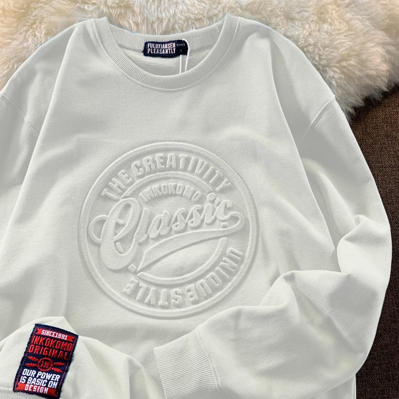 YYFS Women's Fashion Casual Fall Winter Long Sleeve O-Neck Pullovers & Long Sleeves