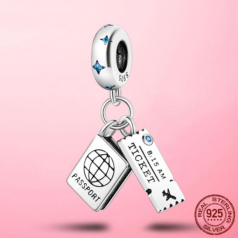 Новые туфли на высоком каблуке с красной эмалью 925 пробы, подвески-подвески, подходят для браслета, ожерелья, оригинальное изготовление ювелирных изделий