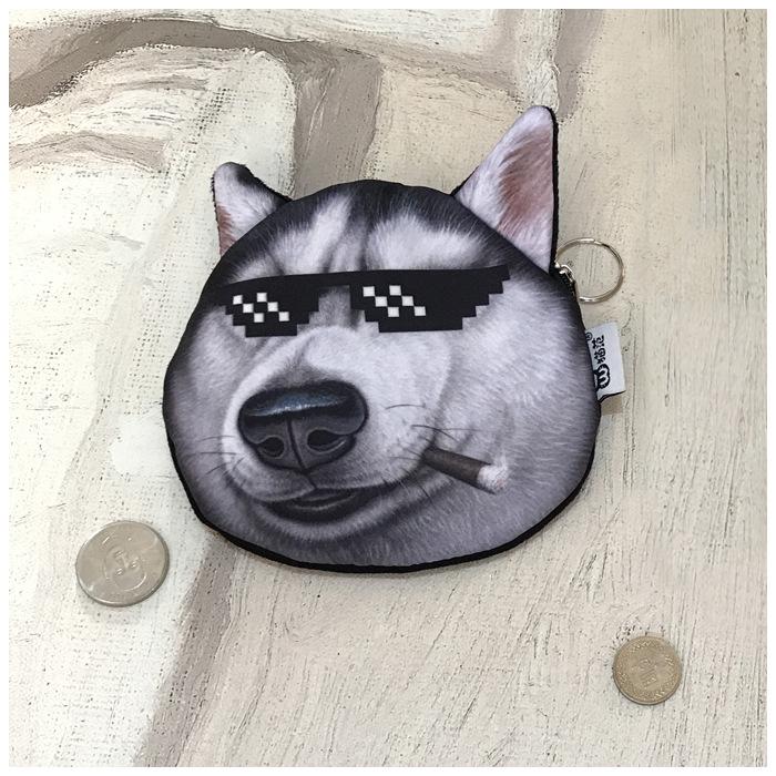 Hot-Selling Creative Husky Doge Coin Purse – Mini and Fun Design