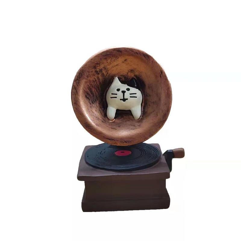 Японский Зака Мини-проигрыватель Фигурка кошки