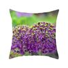 Square Floral Print Cushion Cover Rose Pattern Pillowcase Home Living Room Seat Room Decoration Pillowcase