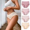 Women's High-waisted Briefs Soft Full Coverage Cotton Underwear Ladies Seamless Stretch Panties for Daily Wear