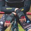 Rockbros S169Br S Cycling Gloves With Gel Inserts - Black And Red
