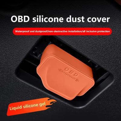 Автомобильный диагностический интерфейс Obd Защитная крышка Силиконовая пылезащитная крышка Obd Защитная крышка Аксессуары для отделки салона Модификация
