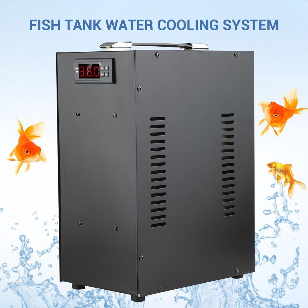 20L Display Quiet Fish Tank Cooling System for Fish Water Grass Coral Shrimp Farming Aquarium Chiller LCD Aquarium Cooler