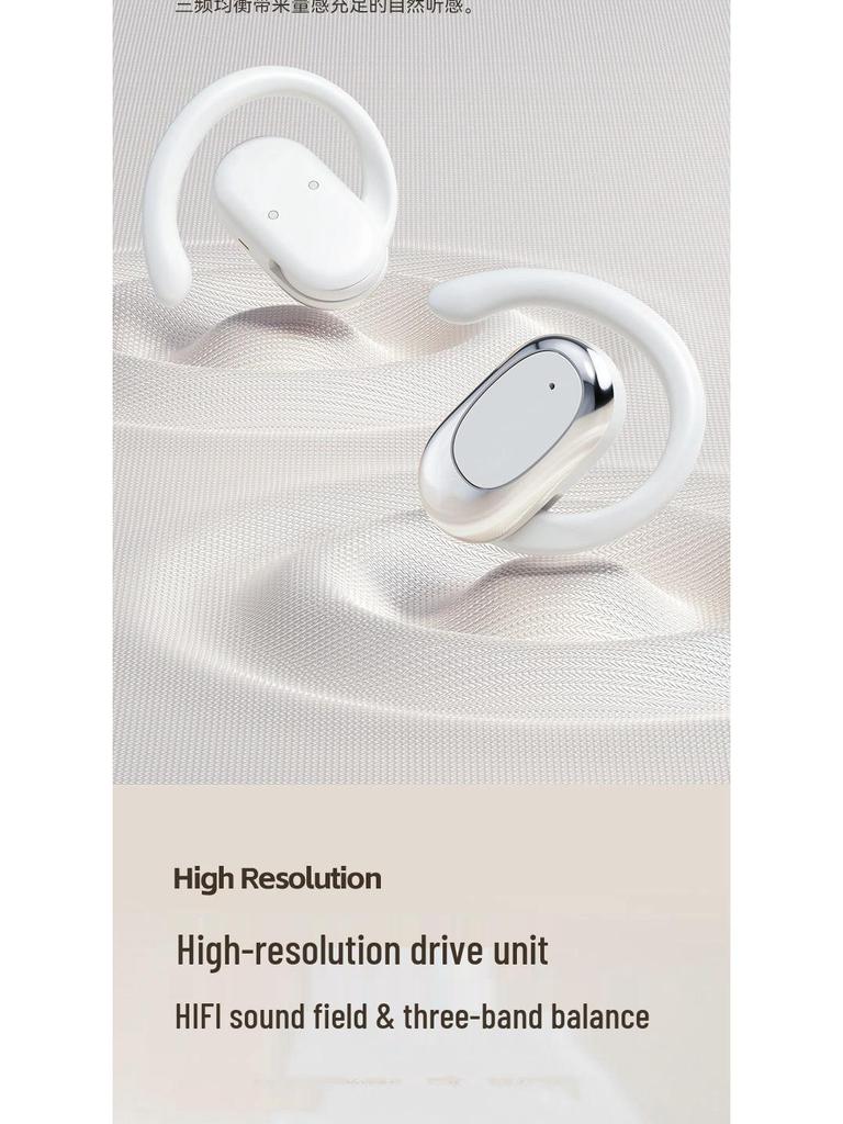 New Open-Ear Hook Wireless Bluetooth Earbuds - Long Battery Life, High-Quality Sound, Sports, Calls