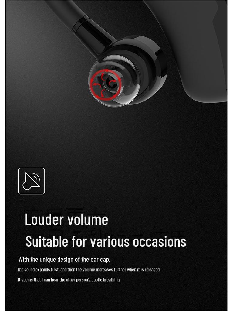Беспроводная Bluetooth-гарнитура с креплением на ухо для бизнеса и универсального использования с мобильным телефоном