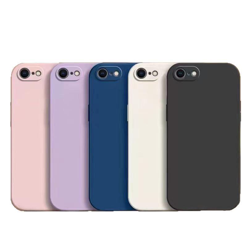 Чехол Apple iPhone 7 из жидкого силикона - Ударопрочный, Приятный для кожи, Простой стиль, Однотонный, Полное покрытие, Защитная крышка премиум-класса.