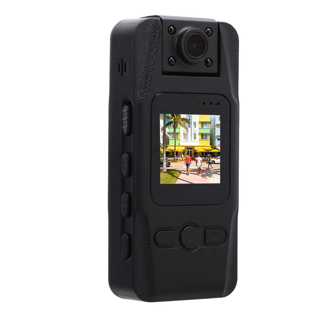 Камера, носимая на теле, 4K 12 МП, 1,3 дюйма, вращающийся на 180 градусов объектив, поддержка WiFi, носимая видеокамера