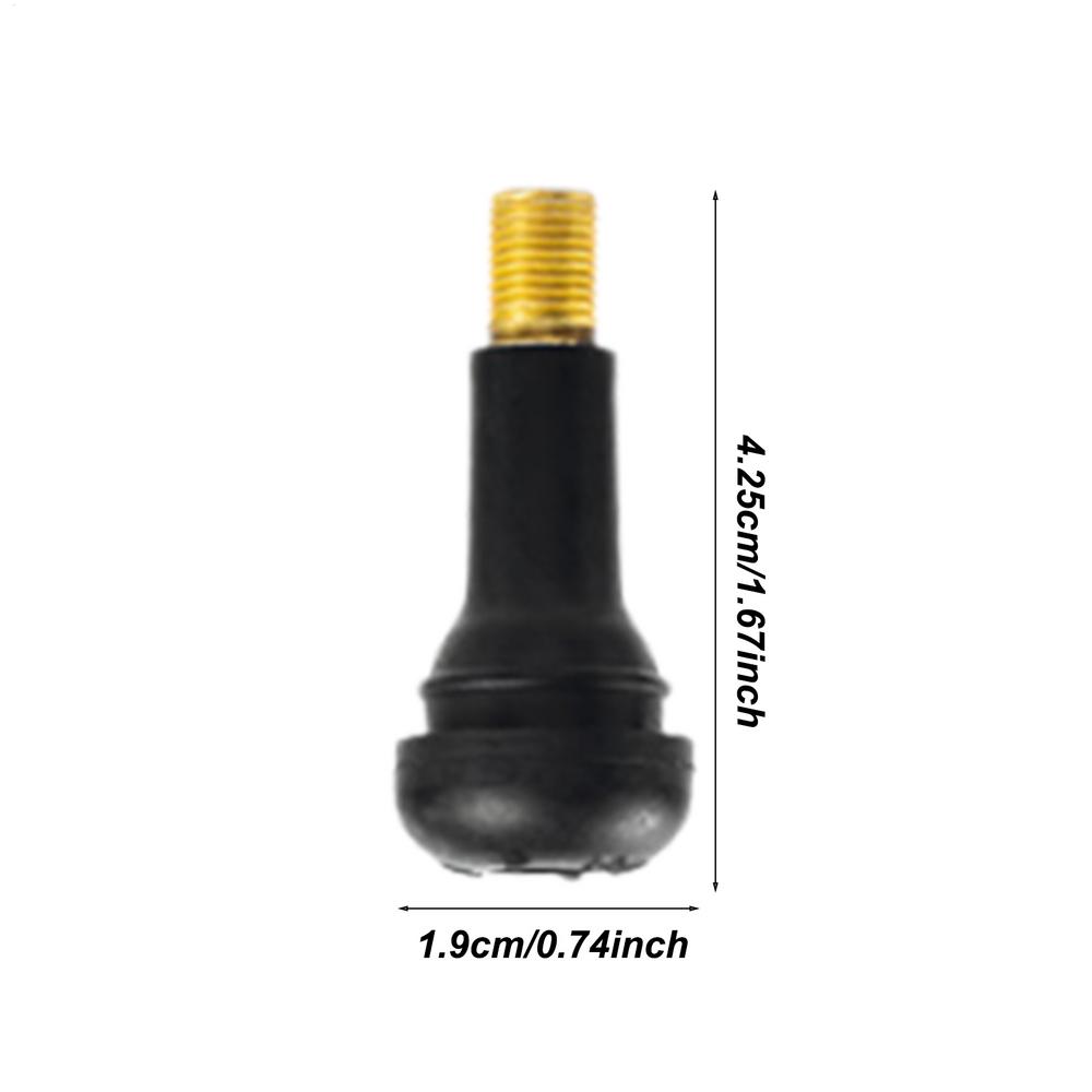 Truck Tire Valve Stems 10X Motorcycle Tire Valve Stem Rubber Airtight Snap Automotive Tools For Car Bikes Bicycles Trucks Motorc