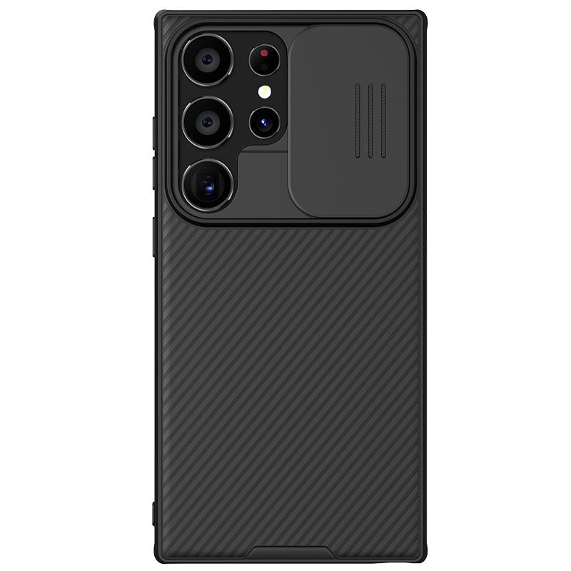 Для Samsung Galaxy S26 S25 S24 S23 S22 Ultra Чехол с бортиком Nillkin CamShield Слайдерная крышка камеры для S24 FE S23 Plus Чехлы для объектива