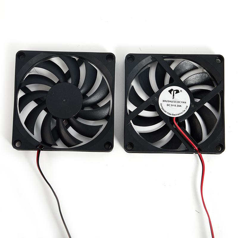 Brushless Cooling Fan 8010 Cooling Fan 5V 12V 24V 2 Pin Heatsink