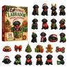 Cute Pet Hanging Pendants 2026 Dog Christmas Advent Calendar, 24-Day Ornaments Countdown Calendar with 24 Pcs 2D Acrylic Figures for Lovers,
